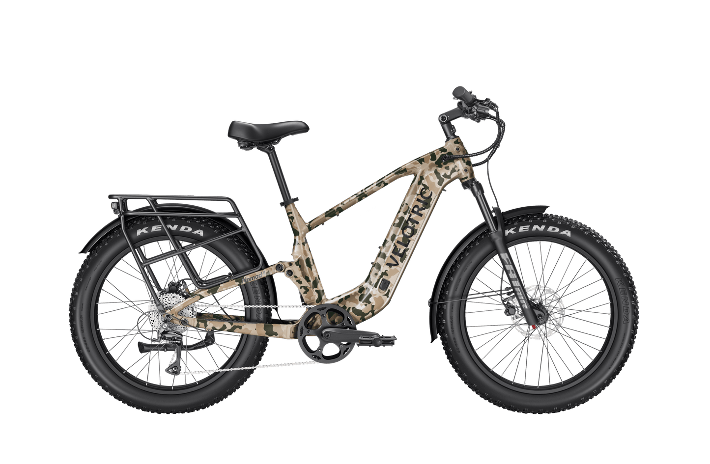 Velotric Nomad 2X – Vélo électrique tout-terrain à suspension intégrale & pneus larges