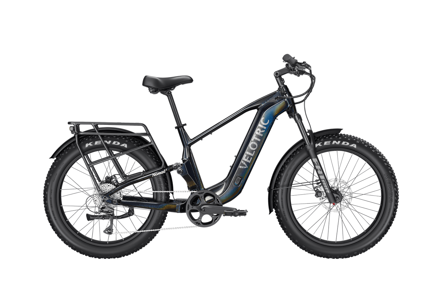 Velotric Nomad 2X – Vélo électrique tout-terrain à suspension intégrale & pneus larges