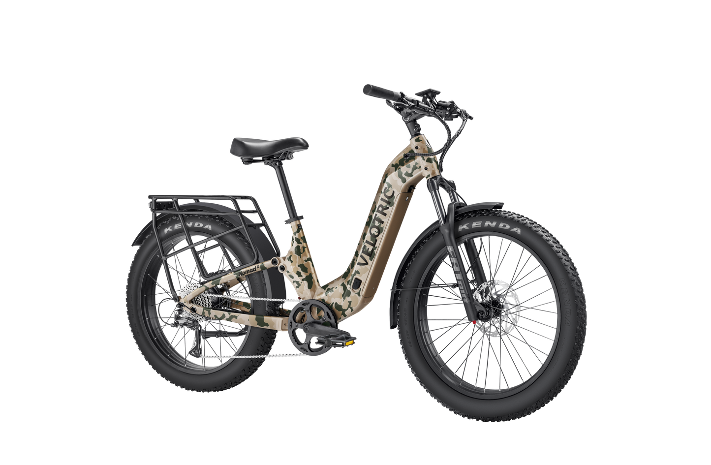 Velotric Nomad 2X – Vélo électrique tout-terrain à suspension intégrale & pneus larges